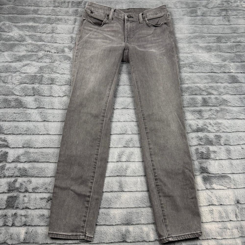 Talbots Flawless Slim Ankle Jeans Grey Denim Petite 0P CN5010